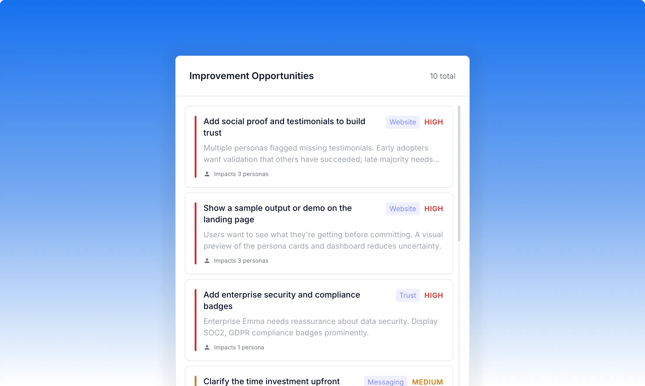 Actionable Recommendations